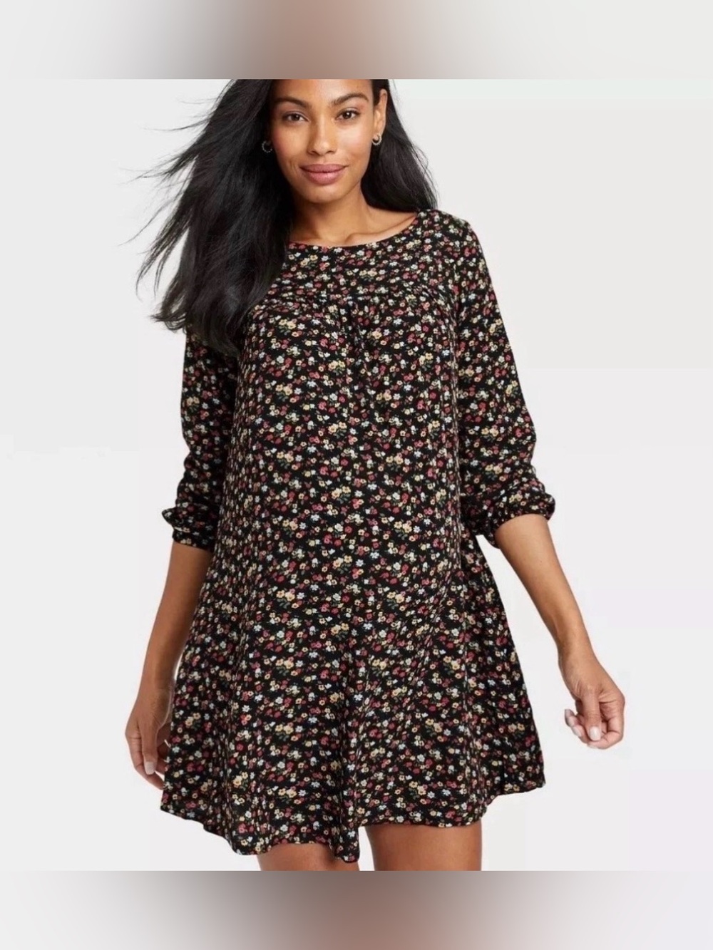 the nines by Hatch Floral Maternity Dress Size Medium